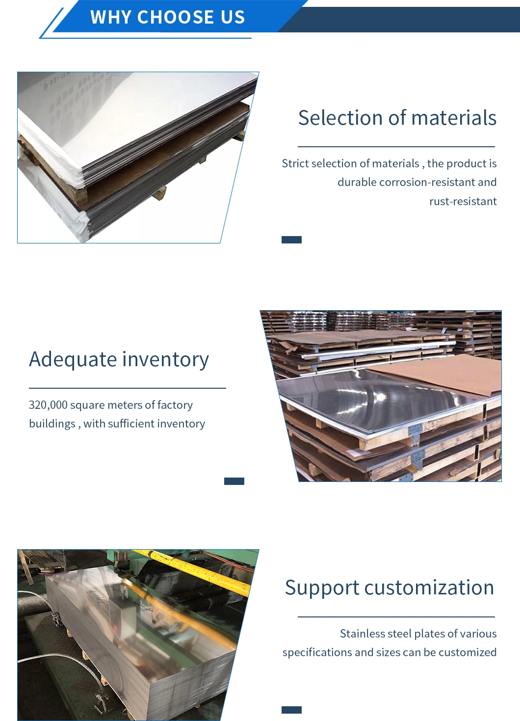 Factory Hot/Cold Rolled ASTM A106 A36 A283 A285 Grade C/B AISI A240 304 316 321 201 316L 430 S235jr/S355jr Ms Stainless Steel Plate